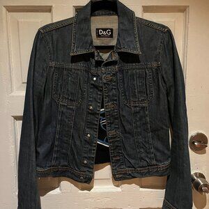 Dolce & Gabbana Reversible Denim Jean Jacket Y2K
